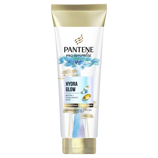PANTENE Pro-V Miracles Hydra Glow Hydrating Conditioner, Kondicionér na suché poškozené vlasy s Biotinem 160 ml