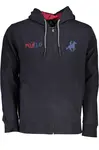 US GRAND POLO MEN'S BLUE ZIP SWEATSHIRT