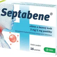 SEPTABENE® 3 mg/1 mg citron a bezový květ 16 pastilek