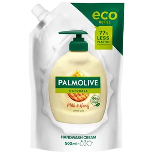 PALMOLIVE Tekuté mýdlo Naturals Milk&Honey náhradní náplň 500 ml