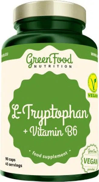 GREENFOOD NUTRITION L-Tryptophan 90 kapslí
