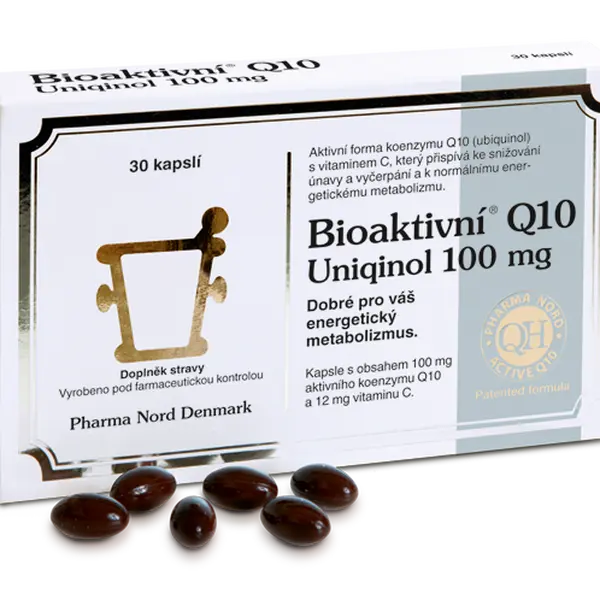 BIOAKTIVNÍ Q10 Uniqinol 100 mg 30 kapslí