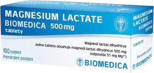 BIOMEDICA Magnesium lactate 500 mg 100 tablet