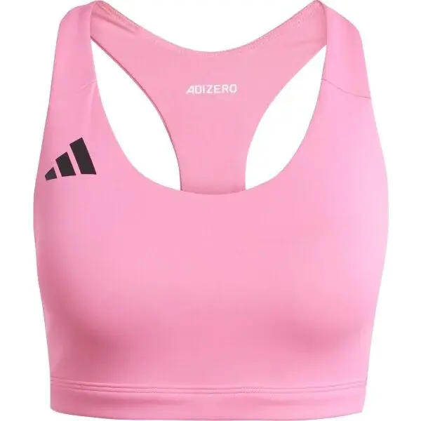 adidas ADIZERO ESSENTIALS RUN MEDIUM-SUPPORT BRA Dámska športová podprsenka, ružová, veľkosť M C-D