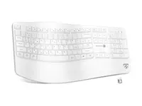 Connect IT For Health CZ + SK verze ergonomická klávesnice bílá