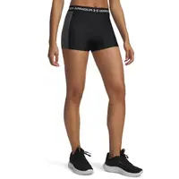 Under Armour HEATGEAR RIB SHORTY Dámske krátke nohavice, čierna, veľkosť