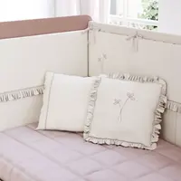 Posteľná súprava do postieľky 75x115cm beauty - béžová/ružová