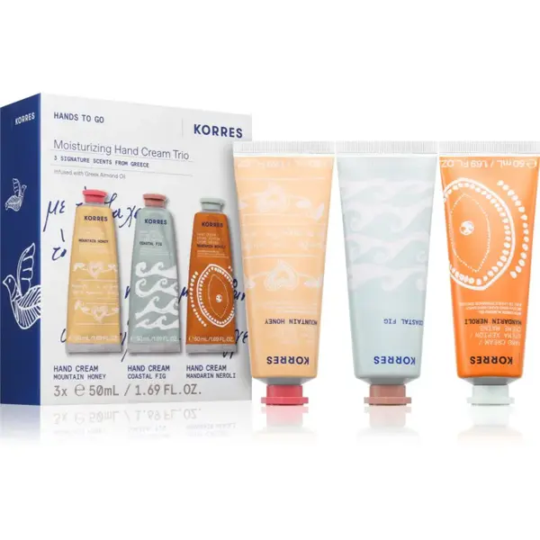 Korres Moisturizing Hand Cream Trio dárková sada na ruce