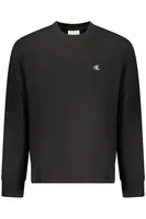 CALVIN KLEIN MEN&#39;S BLACK ZIP-UP SWEATSHIRT