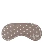 SCANquilt maska na spaní hvězdičky hnědá 19 x 8 cm