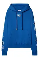 Modrá mikina Off-White s kapucí