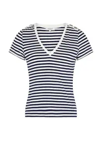 Pruhované tričko s krátkým rukávem