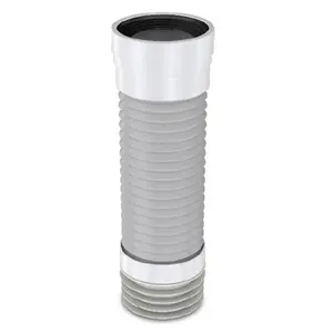 Univerzální spojka WC L-410 mm s lístkovým těsněním, lepená