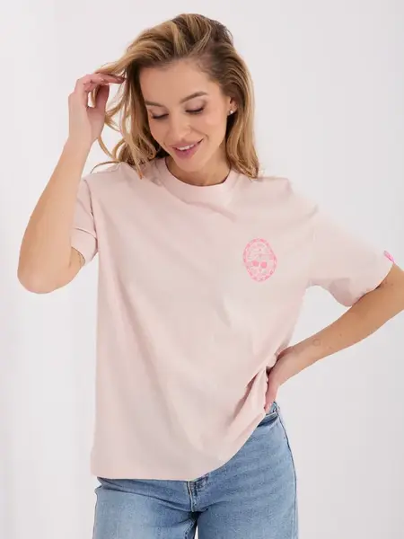 Dámské tričko světle růžové