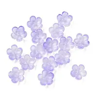 Dyed & Heated Glass Bead Caps