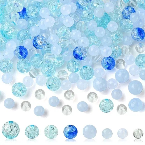 DIY Round Acrylic Beads Bracelets Making Kits