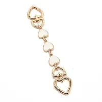 Light Gold Zinc Alloy Hanger Clasps