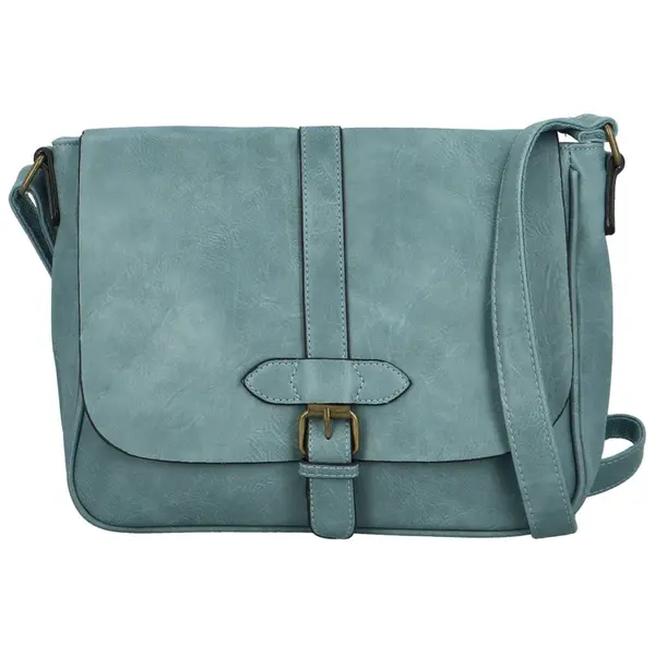 Dámska crossbody kabelka džínsovomodrá - Paolo bags Pinelopi