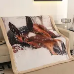 Beránková deka KŮŇ 150 x 200 cm