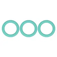 3Pcs Ring Silicone Focal Beads