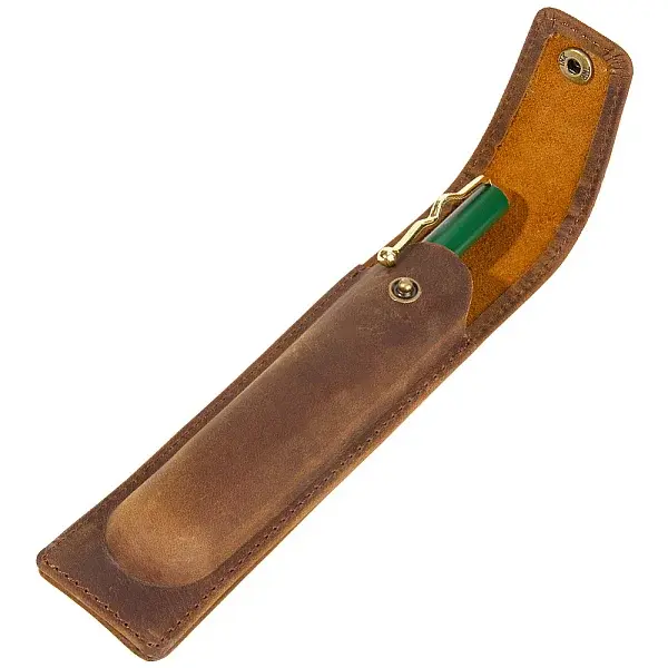 Crazy Horse Leather Pencil Case