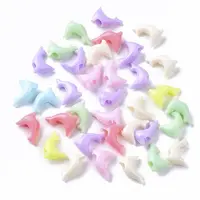 Opaque Polystyrene Plastic European Beads