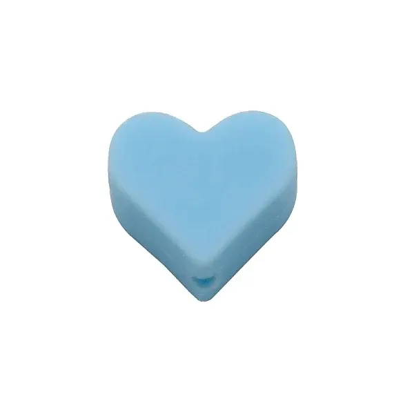 Heart Food Grade Eco-Friendly Silicone Beads