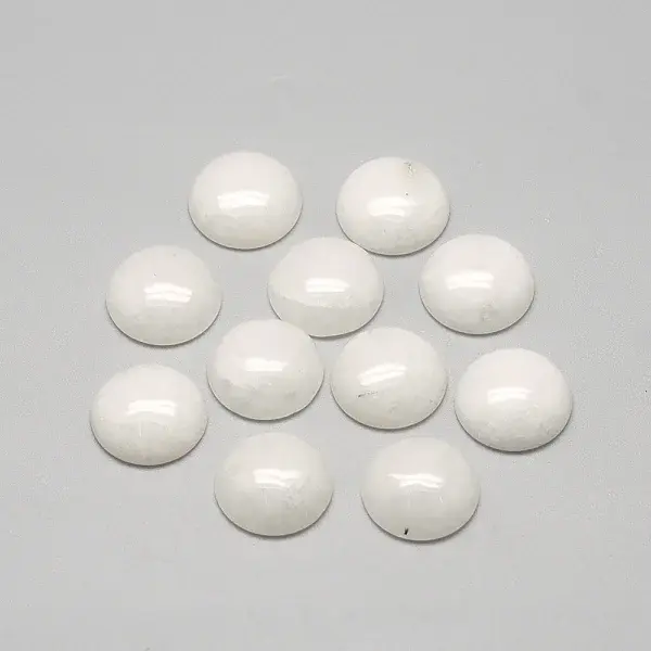 Natural White Jade Cabochons