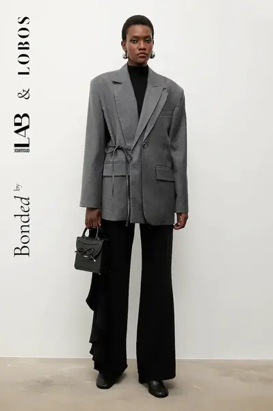 Blazer s příměsí vlny Bonded by Answear.LAB & LOBOS