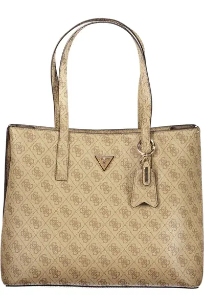 Dámska béžová kabelka GUESS JEANS