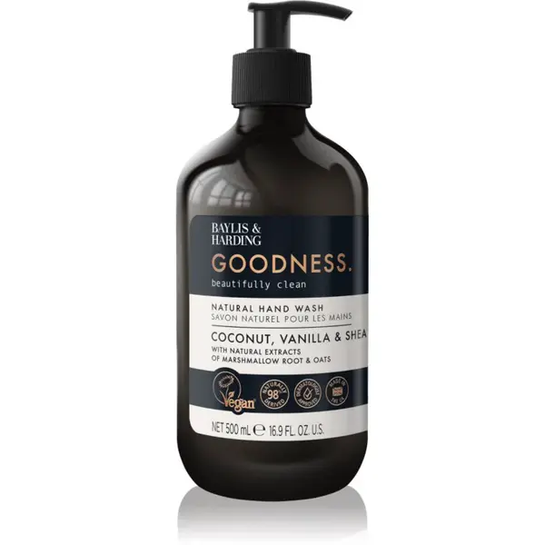 Baylis & Harding Goodness Coconut, Vanilla & Shea přírodní tekuté mýdlo na ruce 500 ml