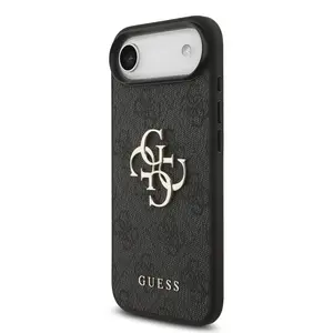 Zadní kryt Guess PU 4G Metal Logo pro Apple iPhone Air, šedá