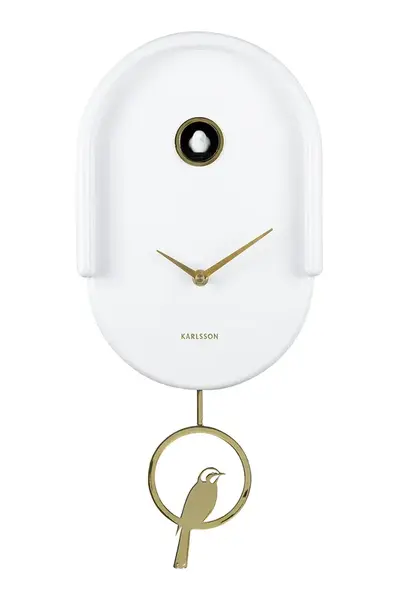 Nástenné hodiny s kukučkou Karlsson Tweet 42 cm