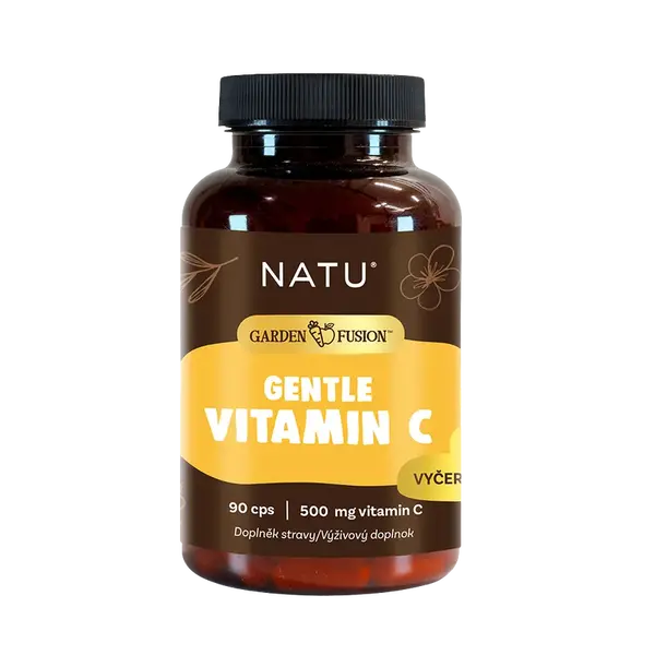 NATU Garden Fusion. Vitamin C 500 mg pro imunitu 90 kapslí