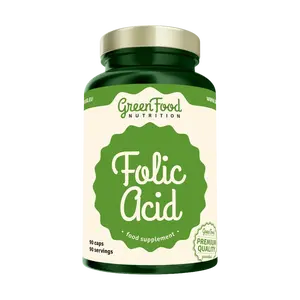 GREENFOOD NUTRITION Folic Acid 90 kapslí