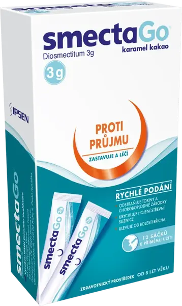 SMECTA Go karamel kakao 12 x 3 g