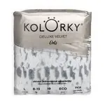 KOLORKY DELUXE VELVET Puntíky vel. L (8-13 kg) 19 ks