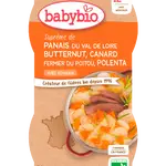 BABYBIO pastinák s máslovou dýní, kachnou a polentou 2 x 200 g