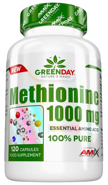 GREENDAY Methionine 1000 mg, 120 kapslí