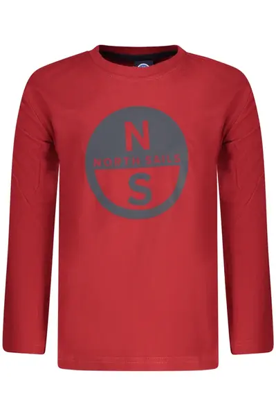 NORTH SAILS KIDS&#39; LONG-SLEEVED T-SHIRT, RED