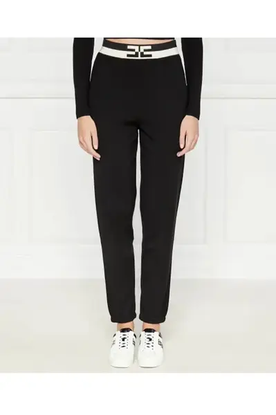 Elisabetta Franchi černé kalhoty