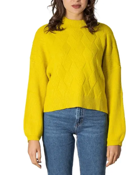 Žlutý dámský svetr Sandro Ferrone