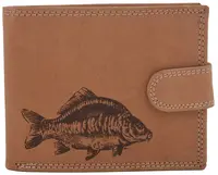 Mercucio peněženka natural vzor 3 kapr lysec