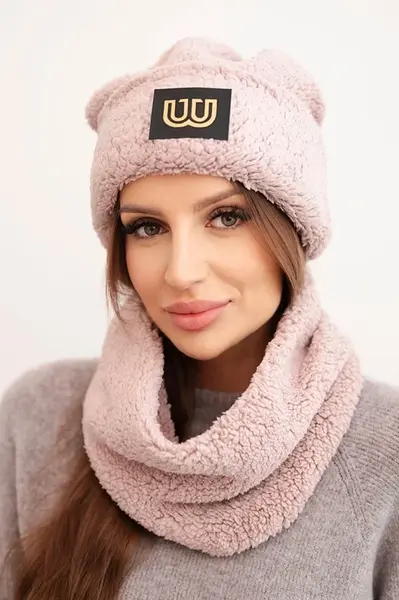 Dámsky fleecový set čiapka a šál