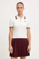 Polo tričko s prímesou vlny Guess SABINA