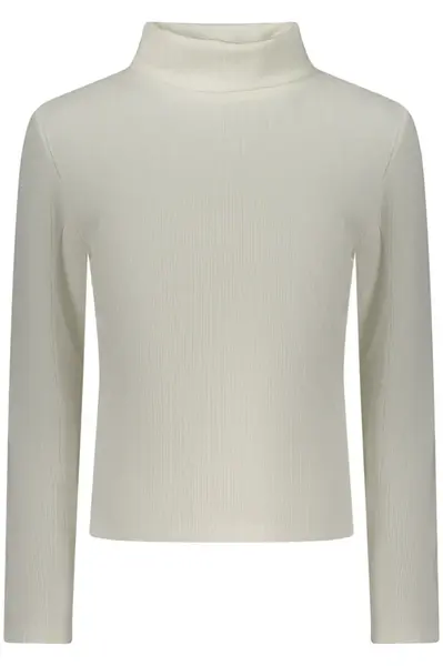 Biely rolák s dlhým rukávom