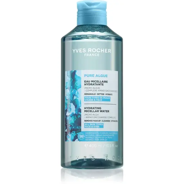 Yves Rocher Pure Algue hydratační micelární voda 400 ml