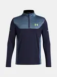Under Armour UA Tech Utility 1/4 Zip-BLU chlapecké tričko