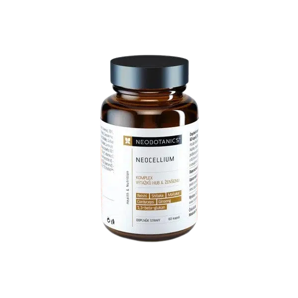 NEOBOTANICS Neocellium s výtažky z funkčních hub a ženšenu 60 kapslí