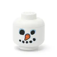 LEGO úložná hlava (mini) - sněhulák